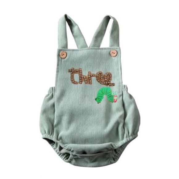 The Very Hungry Caterpillar Romper Third Birthday Outfit Clothes Bodysuit